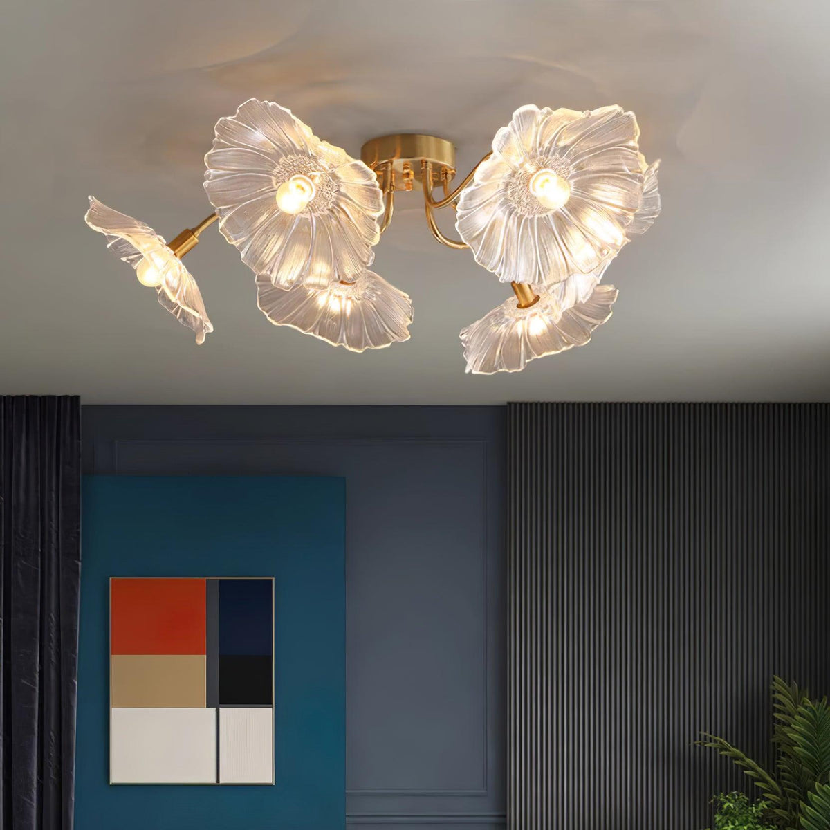 Nethenwell Glass Ceiling Light-Moonnatur