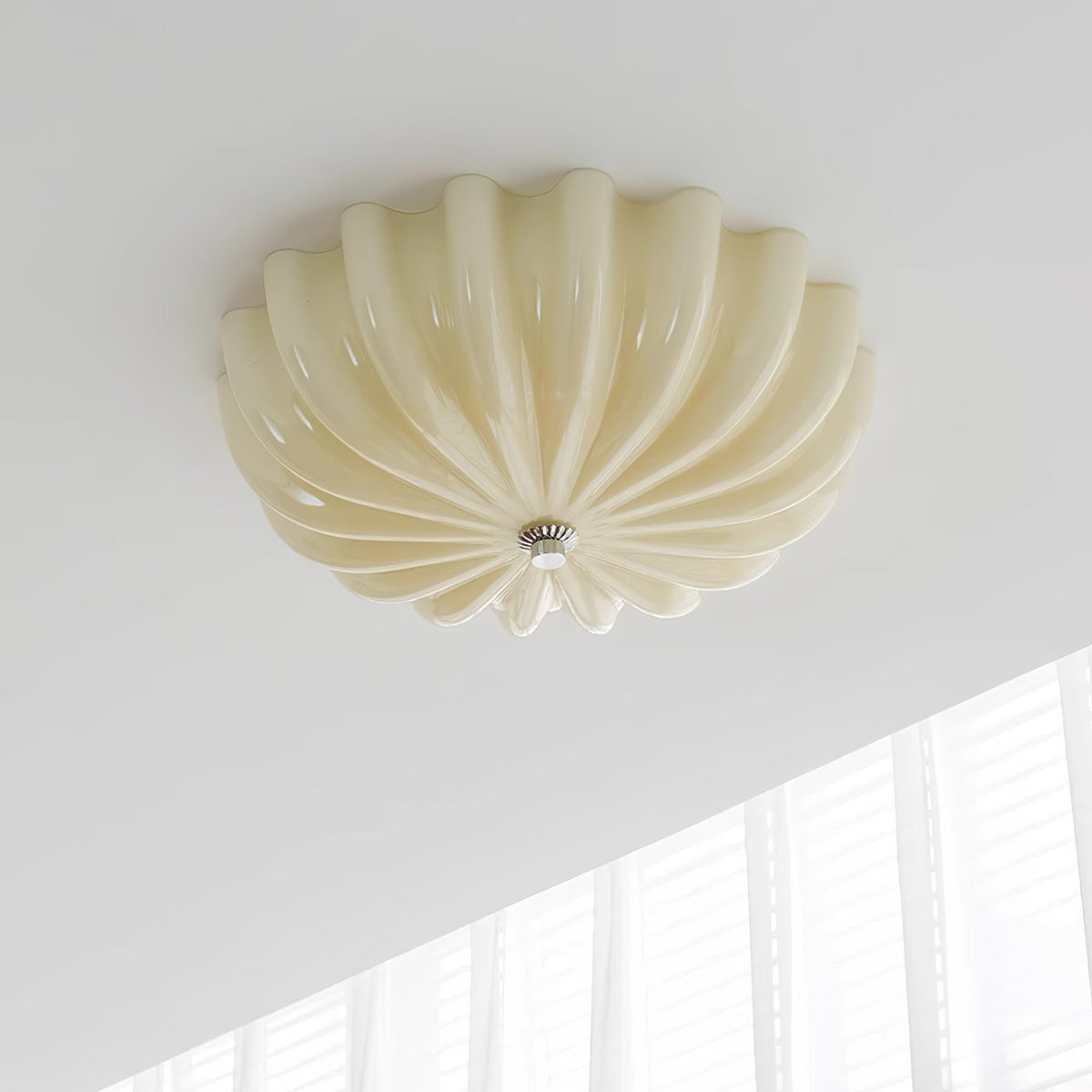 Keldelwyn Glass Ceiling Light-Moonnatur