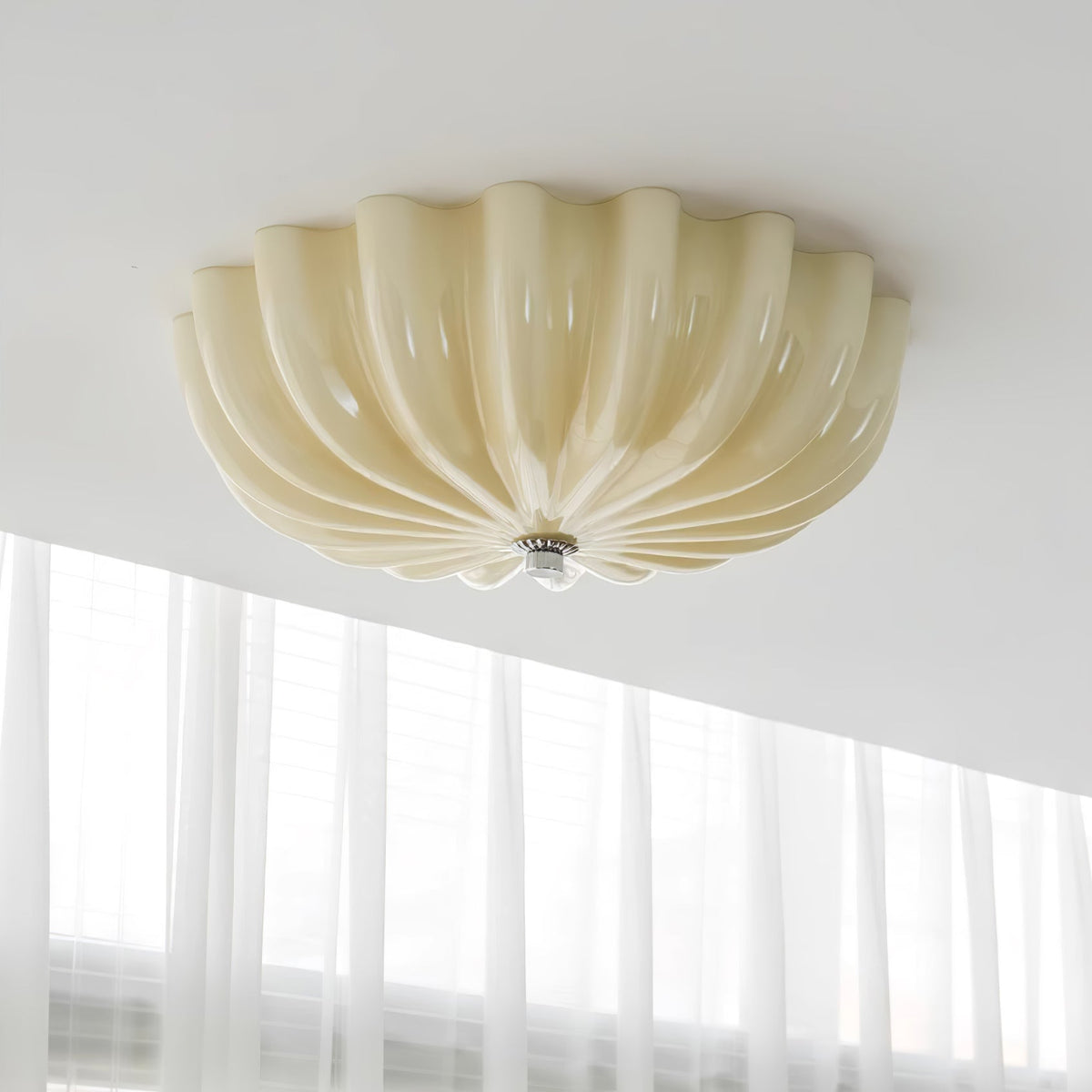 Keldelwyn Glass Ceiling Light-Moonnatur