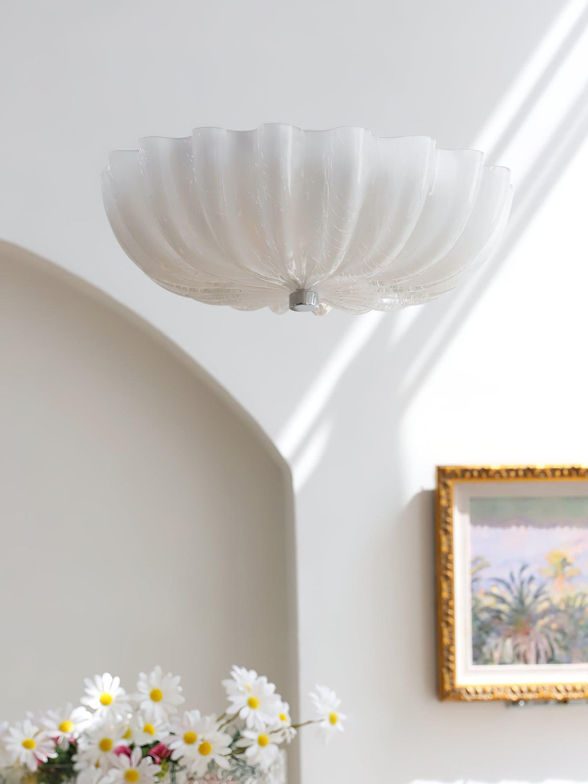 Kivanna Glass Ceiling Light-Moonnatur