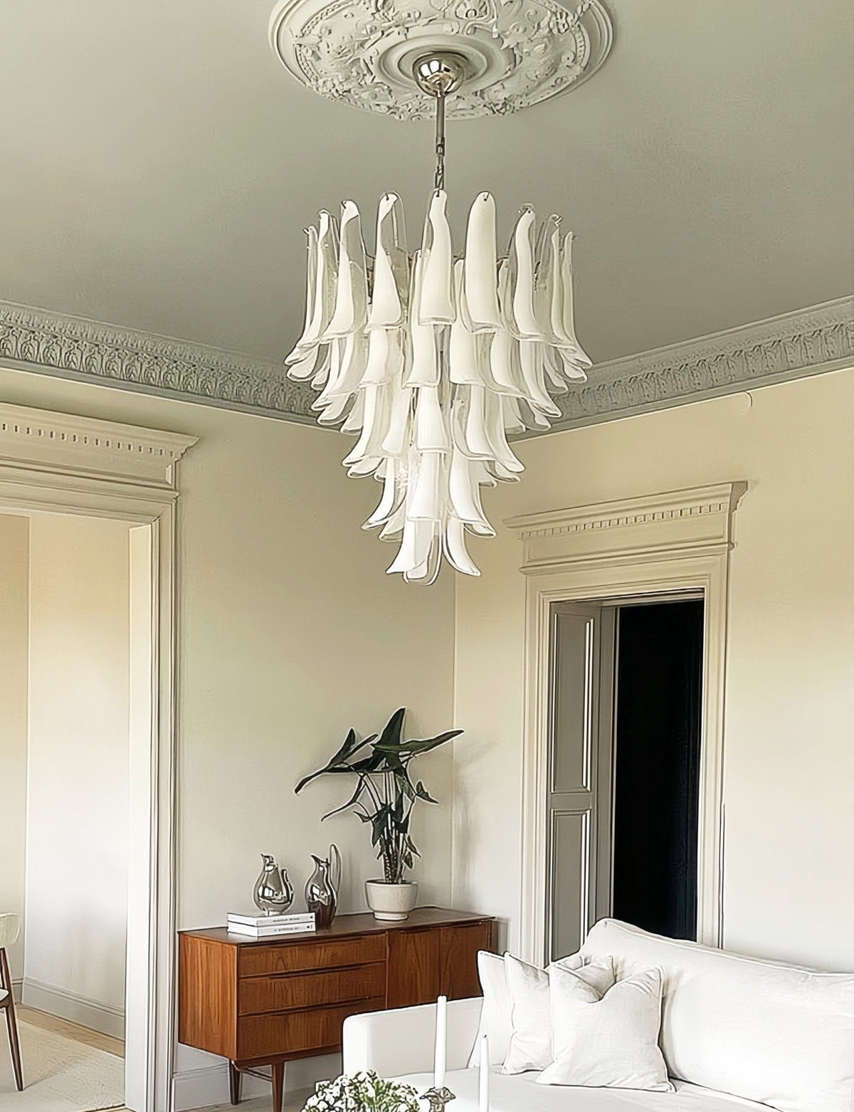 Nelynina Glass Chandelier-Moonnatur