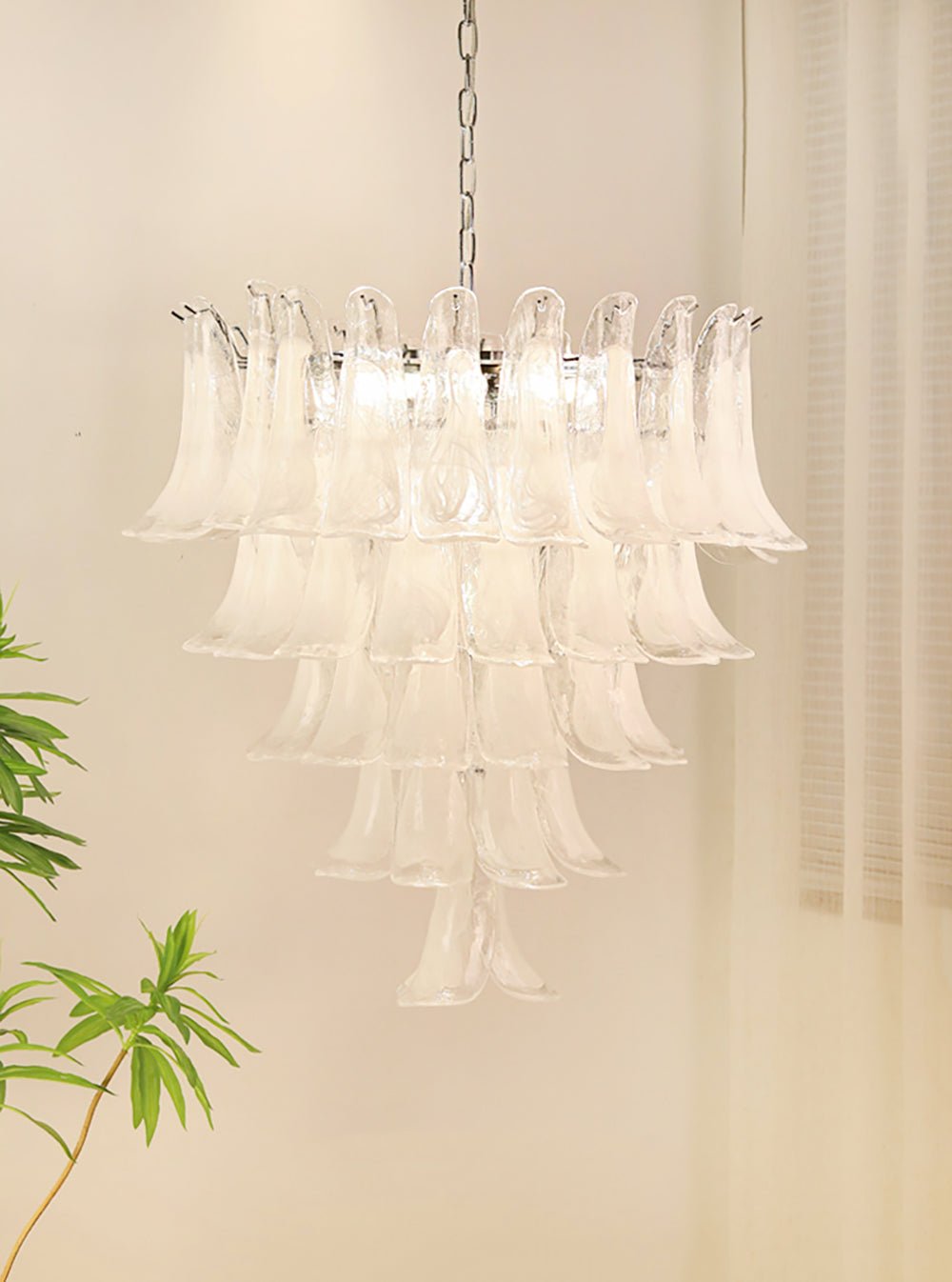 Nelynina Glass Chandelier-Moonnatur