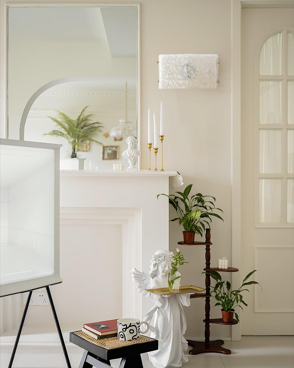 Fenrenlyn Glass Wall Light-Moonnatur