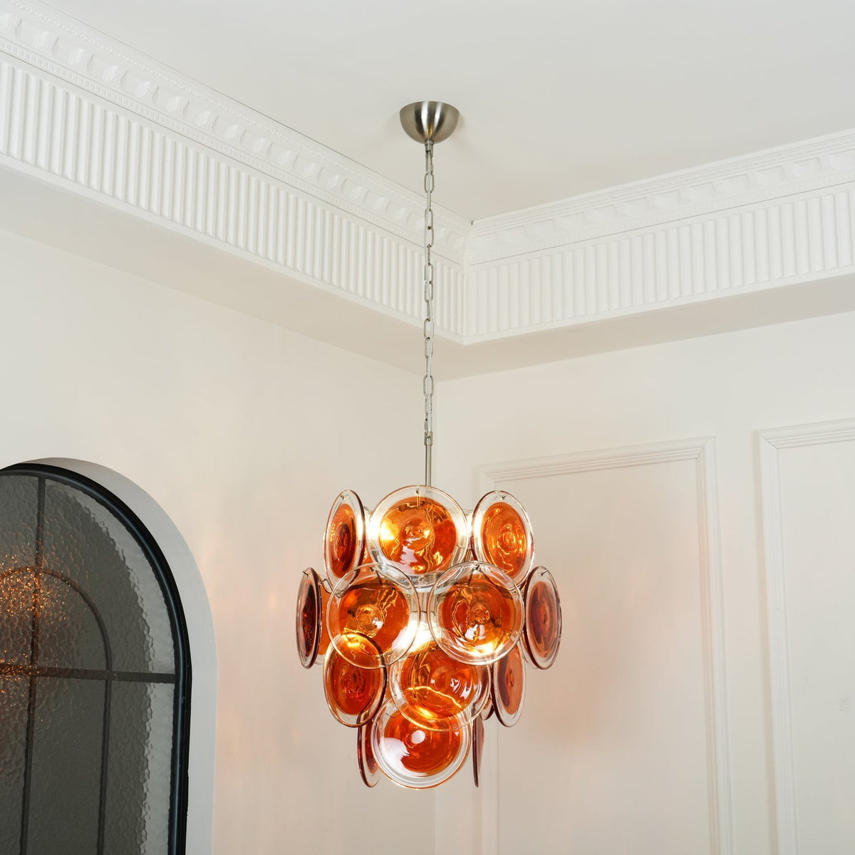 Jeloria Glass Chandelier-Moonnatur