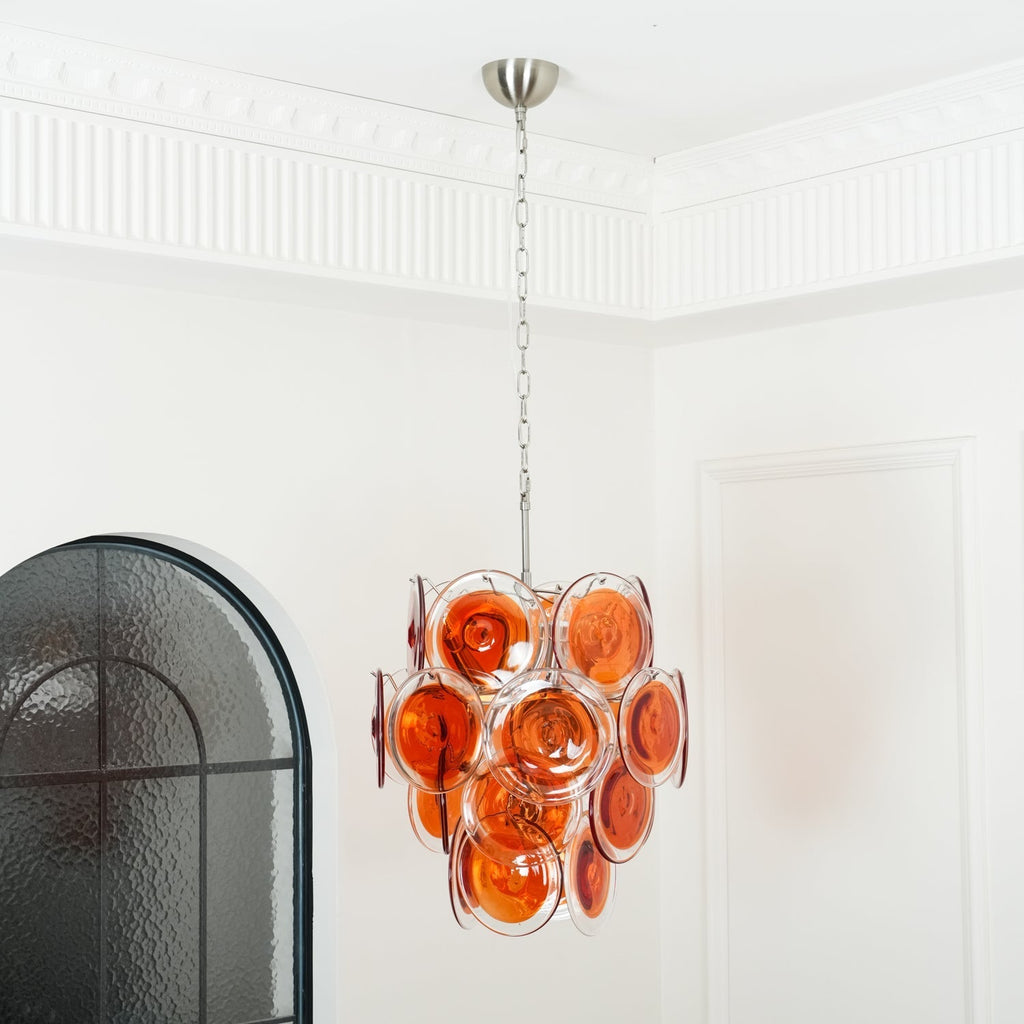 Jeloria Glass Chandelier-Moonnatur