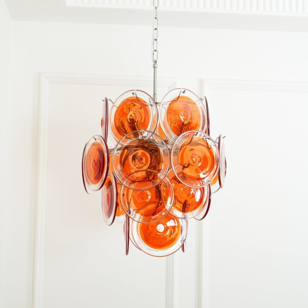 Jeloria Glass Chandelier-Moonnatur