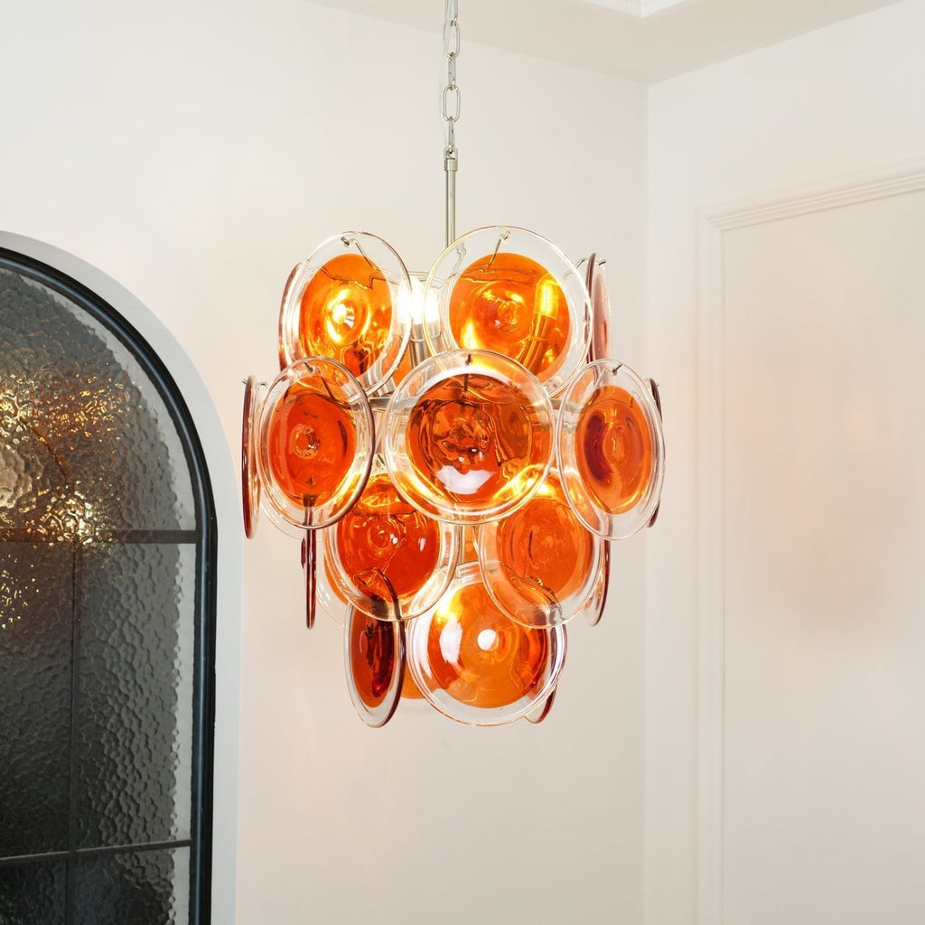 Jeloria Glass Chandelier-Moonnatur