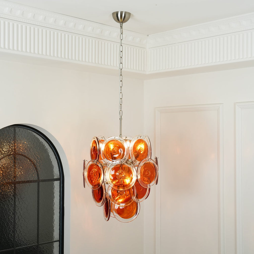 Jeloria Glass Chandelier-Moonnatur