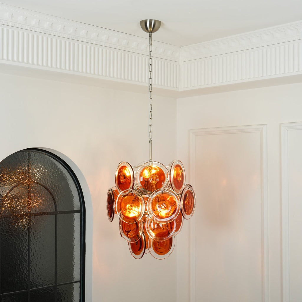 Jeloria Glass Chandelier-Moonnatur