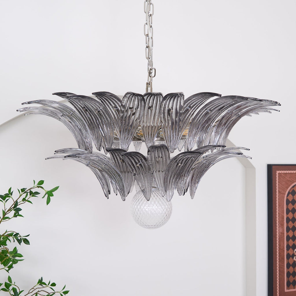Kesterfield Glass Chandelier-Moonnatur