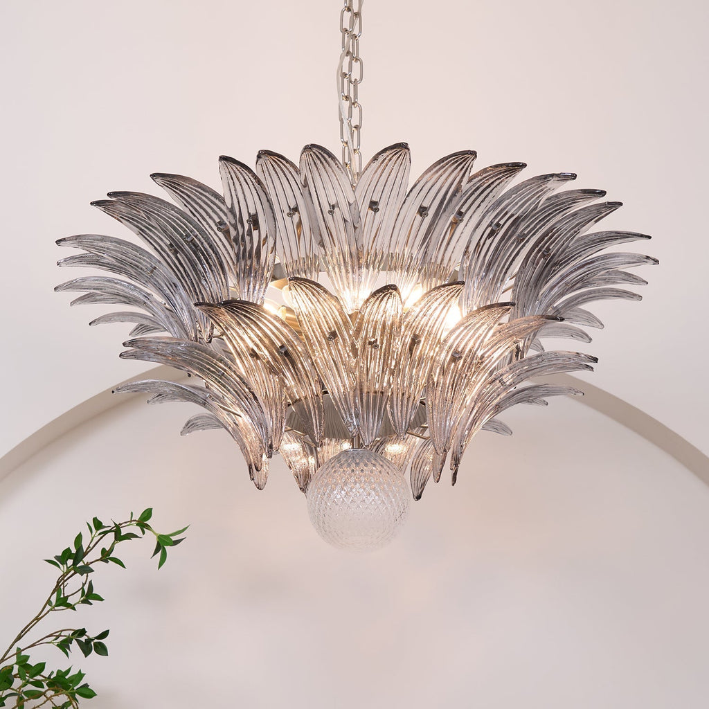 Kesterfield Glass Chandelier-Moonnatur