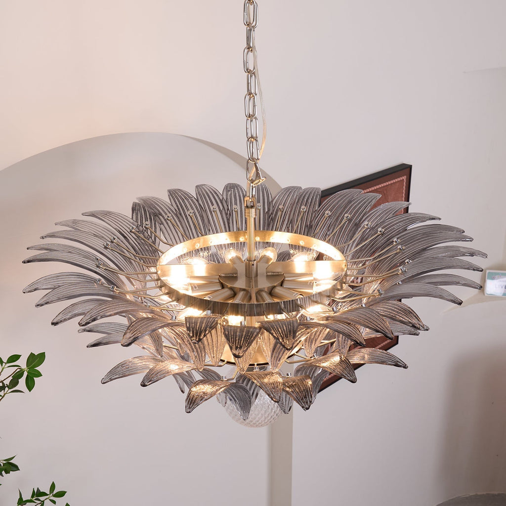 Kesterfield Glass Chandelier-Moonnatur