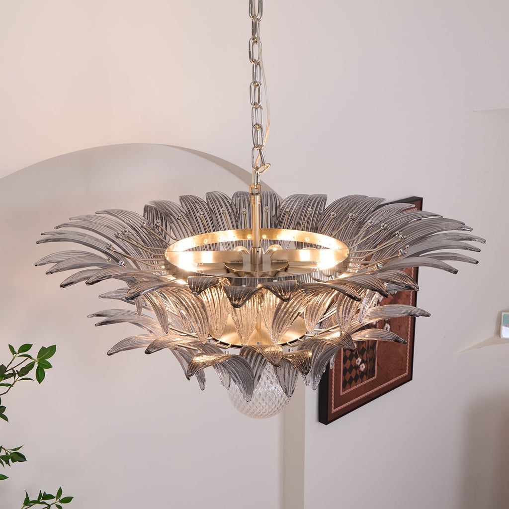 Kesterfield Glass Chandelier-Moonnatur