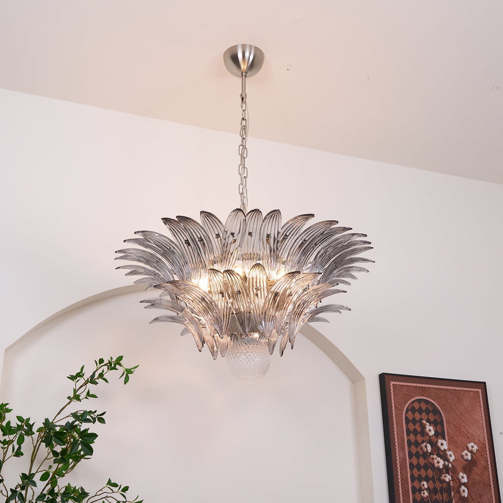 Kesterfield Glass Chandelier-Moonnatur