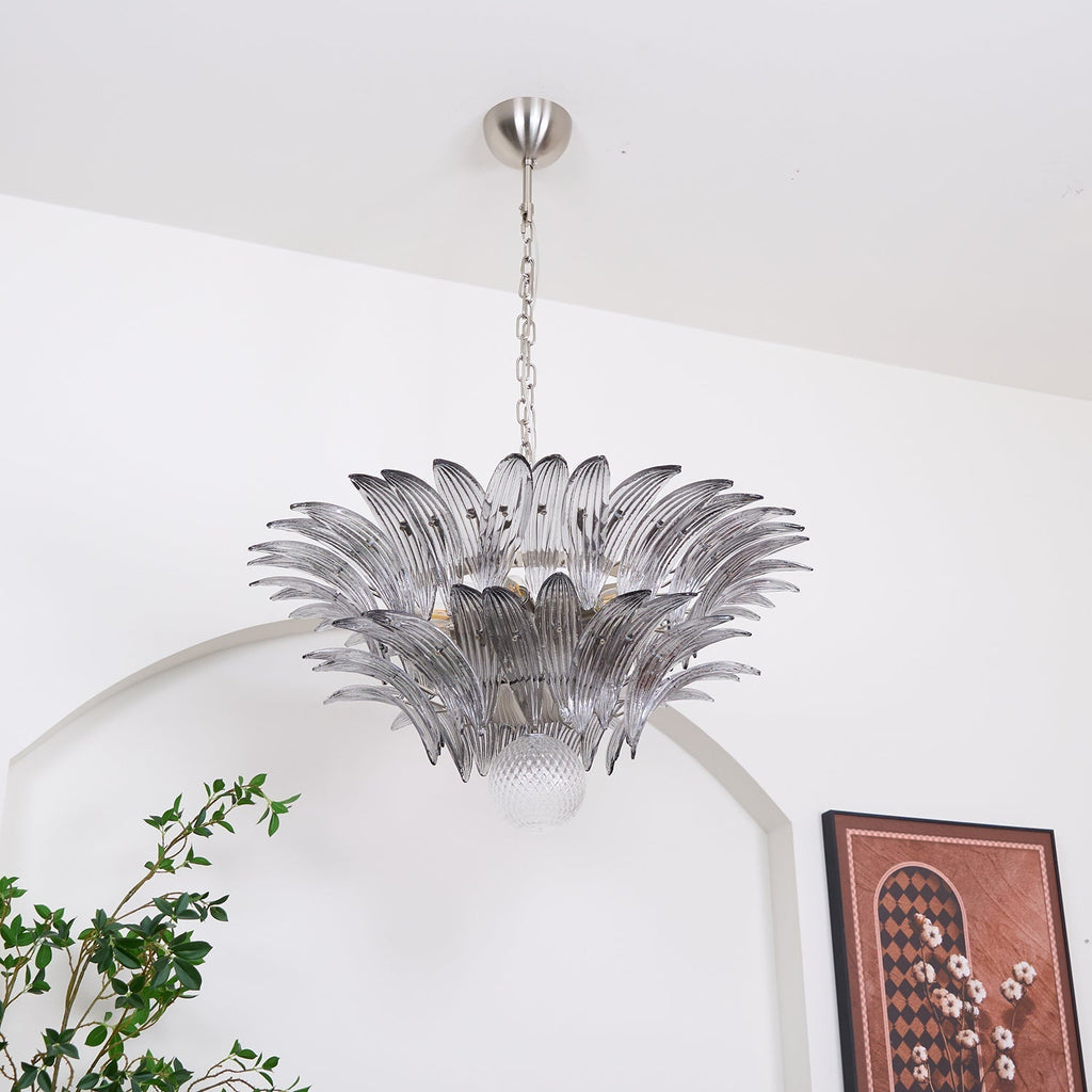 Kesterfield Glass Chandelier-Moonnatur