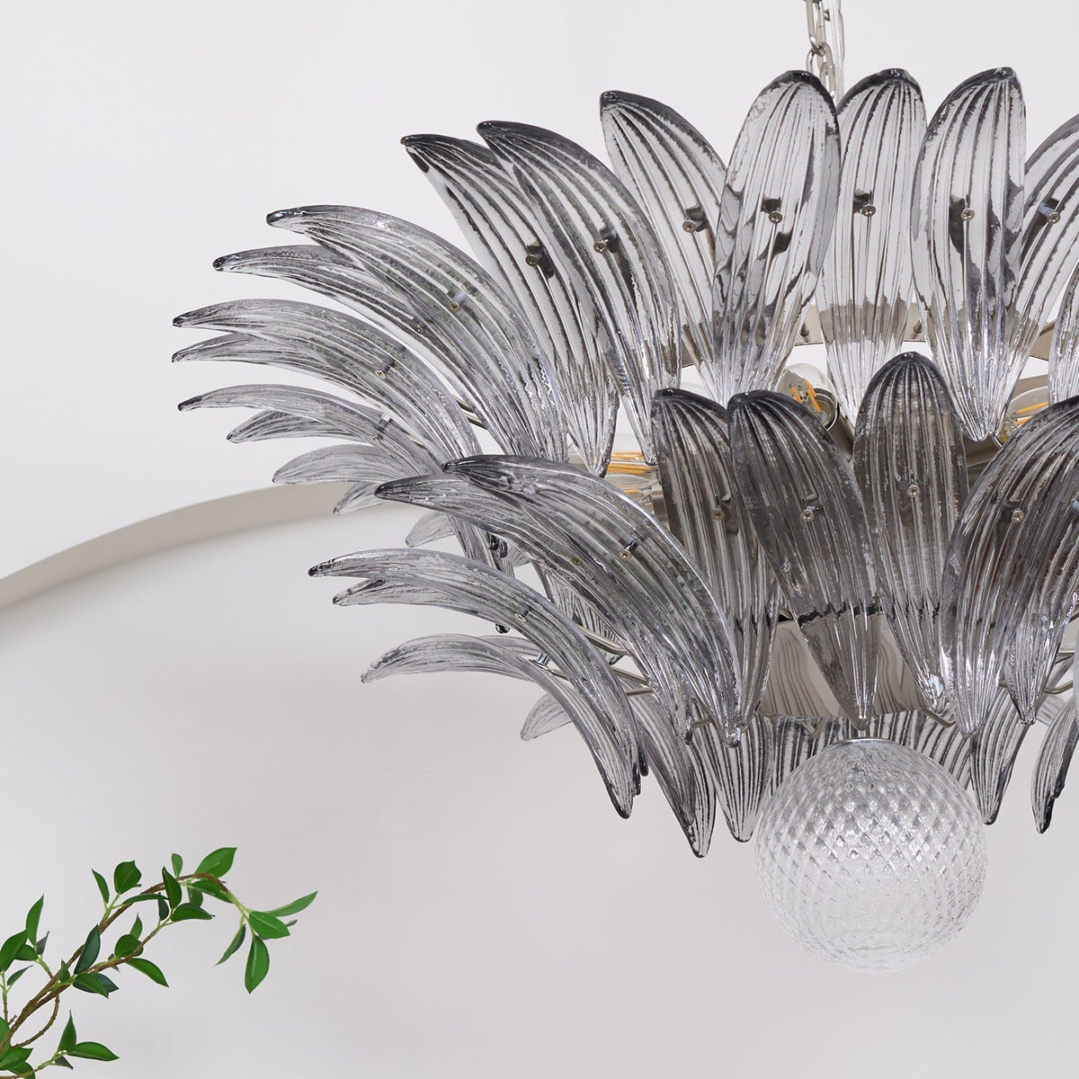 Kesterfield Glass Chandelier-Moonnatur
