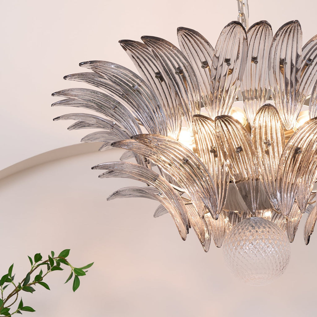 Kesterfield Glass Chandelier-Moonnatur
