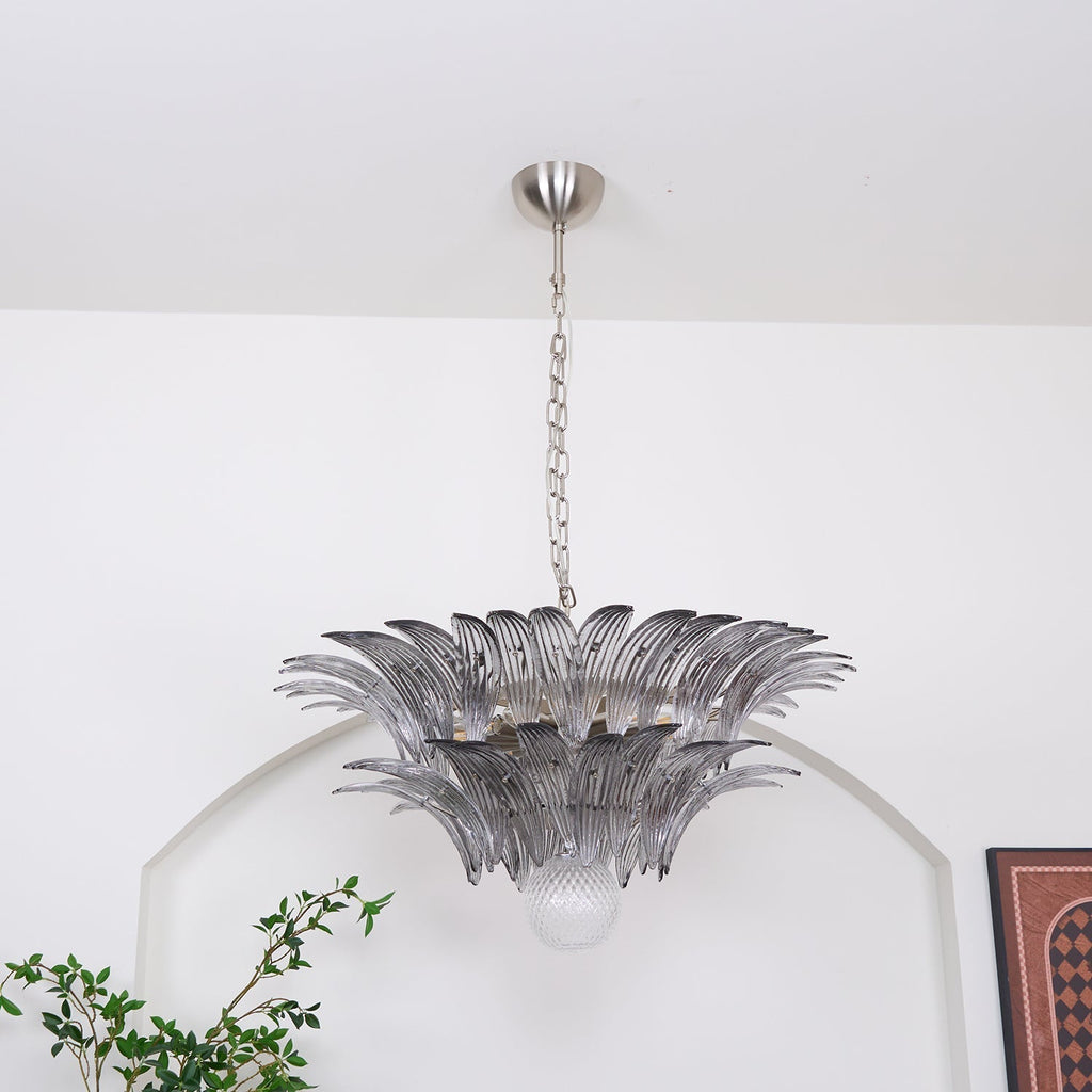 Kesterfield Glass Chandelier-Moonnatur