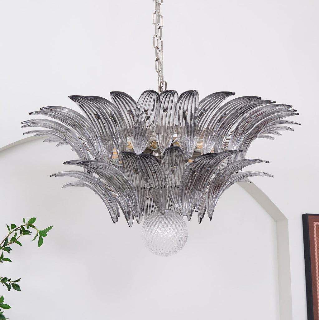 Kesterfield Glass Chandelier-Moonnatur