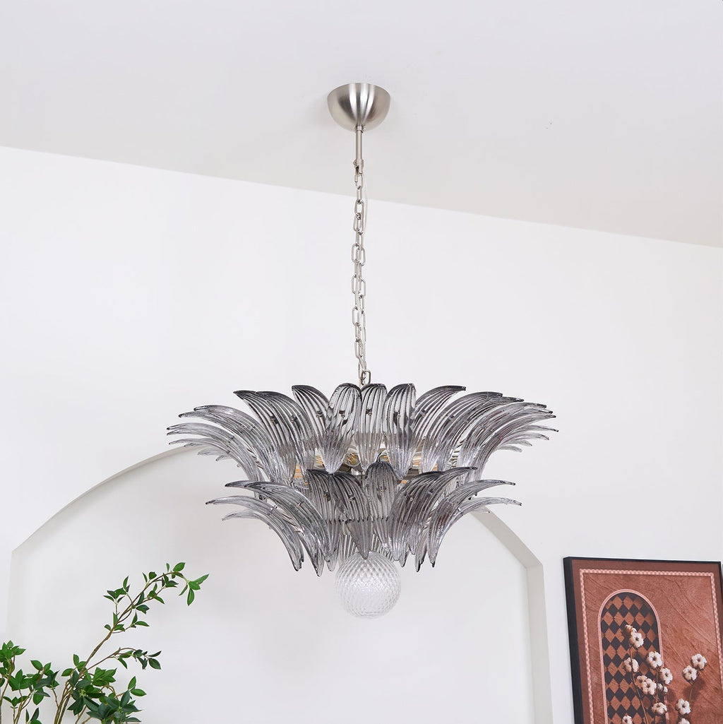 Kesterfield Glass Chandelier-Moonnatur