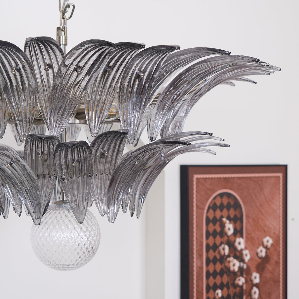 Kesterfield Glass Chandelier-Moonnatur