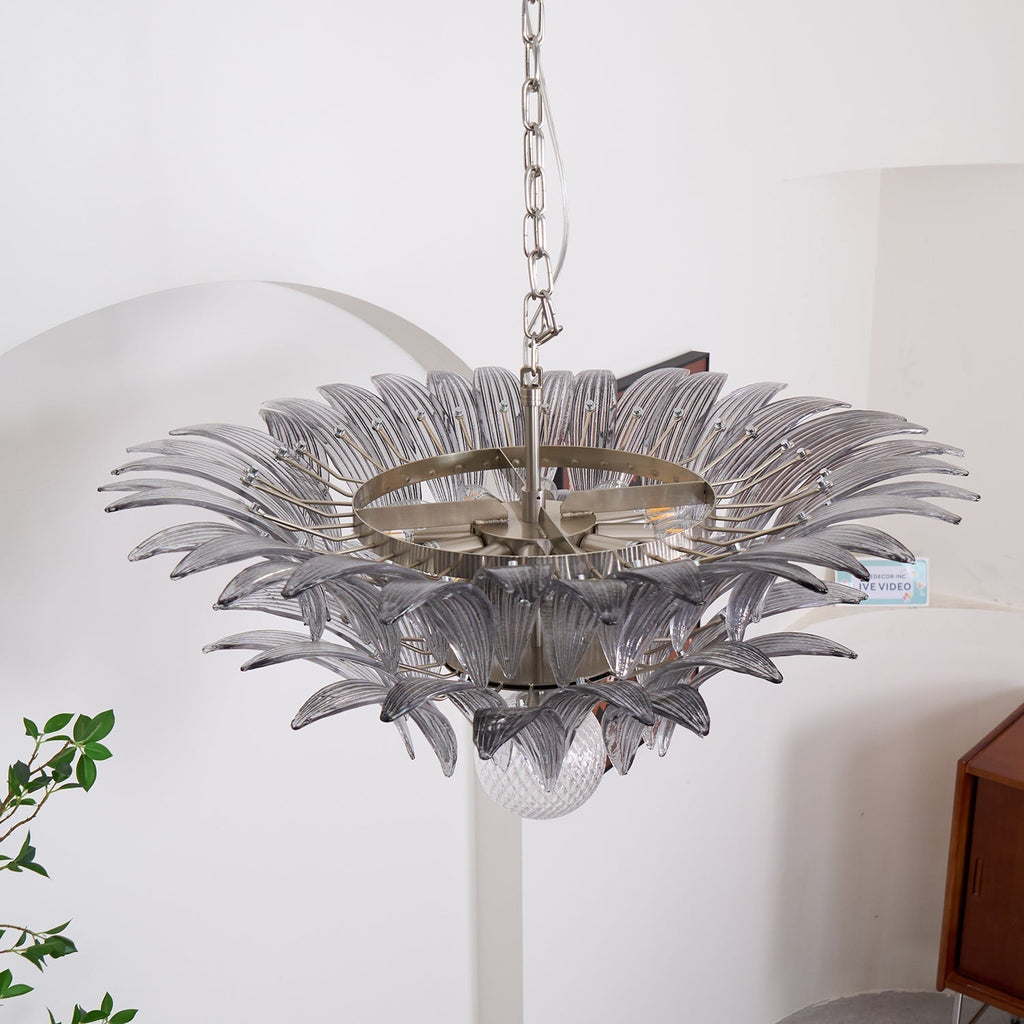 Kesterfield Glass Chandelier-Moonnatur