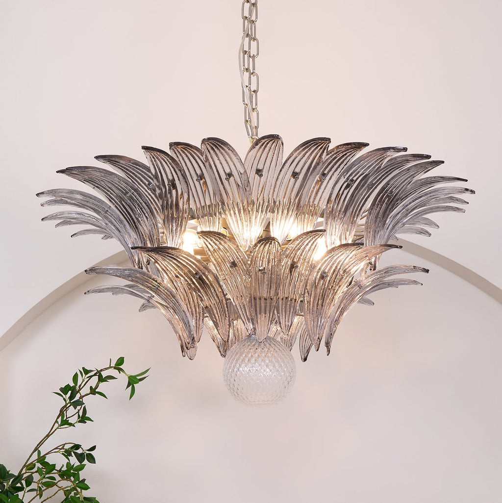 Kesterfield Glass Chandelier-Moonnatur