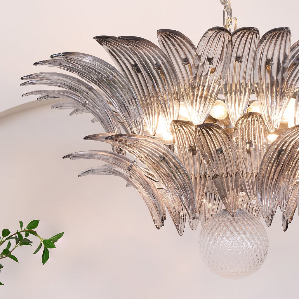 Kesterfield Glass Chandelier-Moonnatur