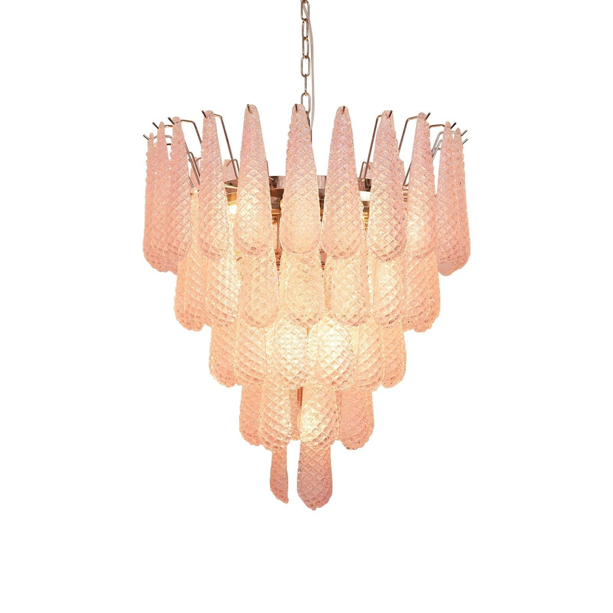 Wilvenheath Glass Chandelier-Moonnatur