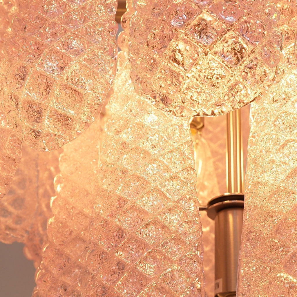 Wilvenheath Glass Chandelier-Moonnatur