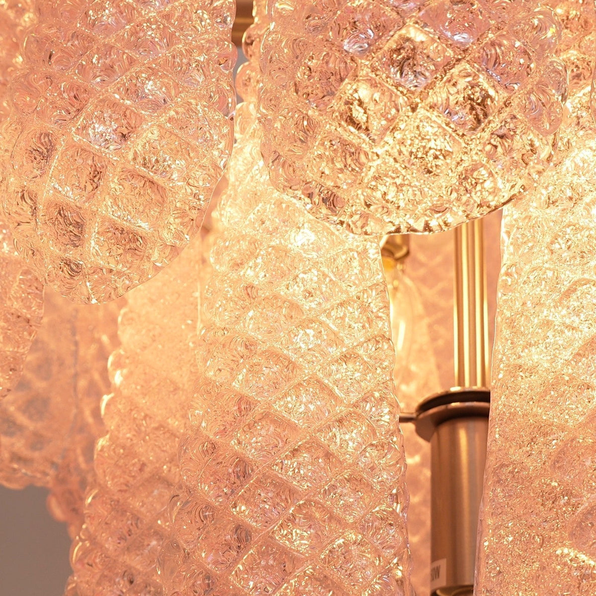 Wilvenheath Glass Chandelier-Moonnatur