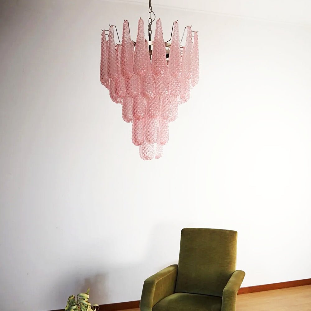 Wilvenheath Glass Chandelier-Moonnatur