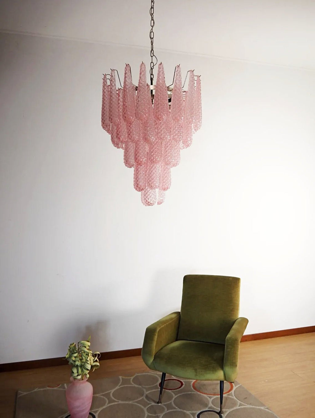 Wilvenheath Glass Chandelier-Moonnatur