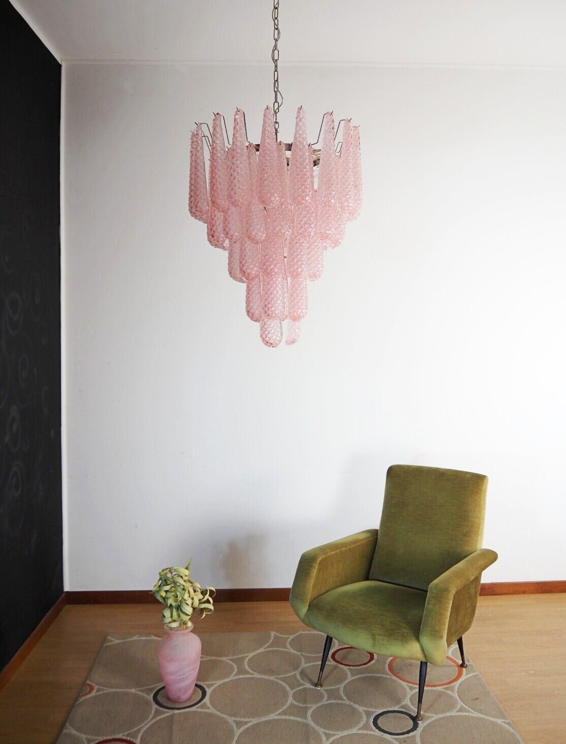 Wilvenheath Glass Chandelier-Moonnatur