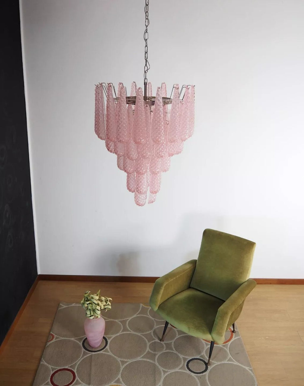 Wilvenheath Glass Chandelier-Moonnatur