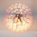 Wilvenheath Glass Chandelier-Moonnatur