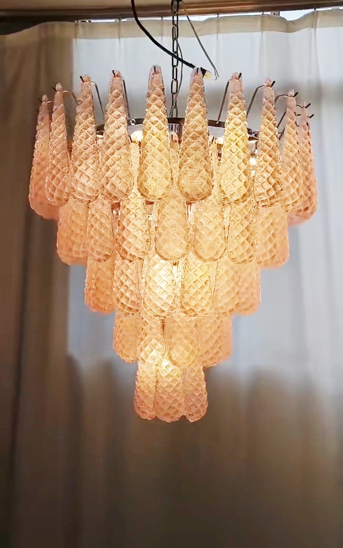 Baldendale Glass Chandelier-Moonnatur