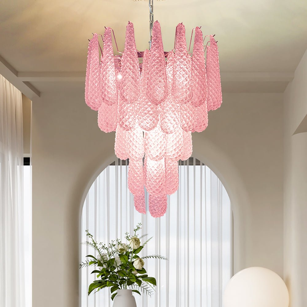 Baldendale Glass Chandelier-Moonnatur