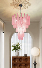 Baldendale Glass Chandelier-Moonnatur