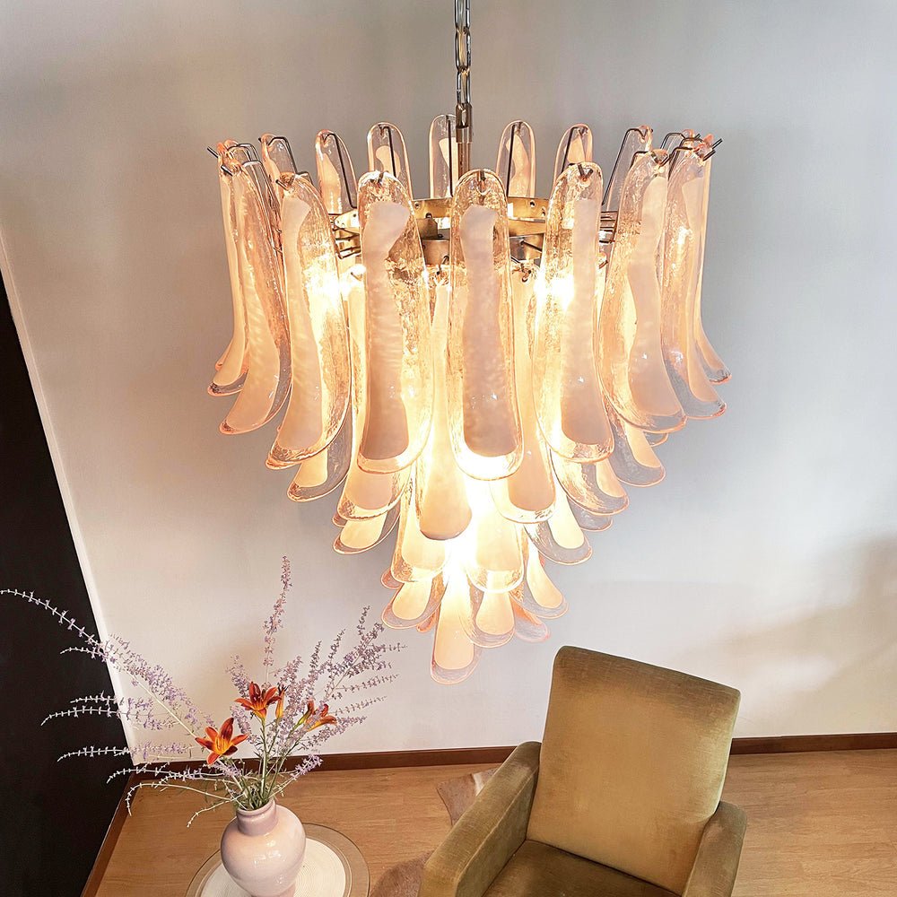Brevengrove Glass Chandelier-Moonnatur