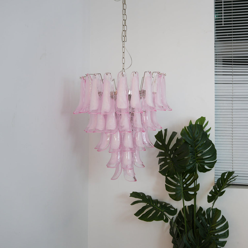 Brevengrove Glass Chandelier-Moonnatur