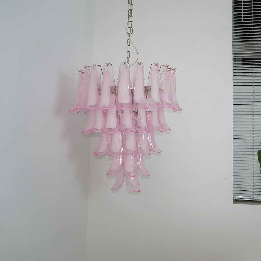 Brevengrove Glass Chandelier-Moonnatur