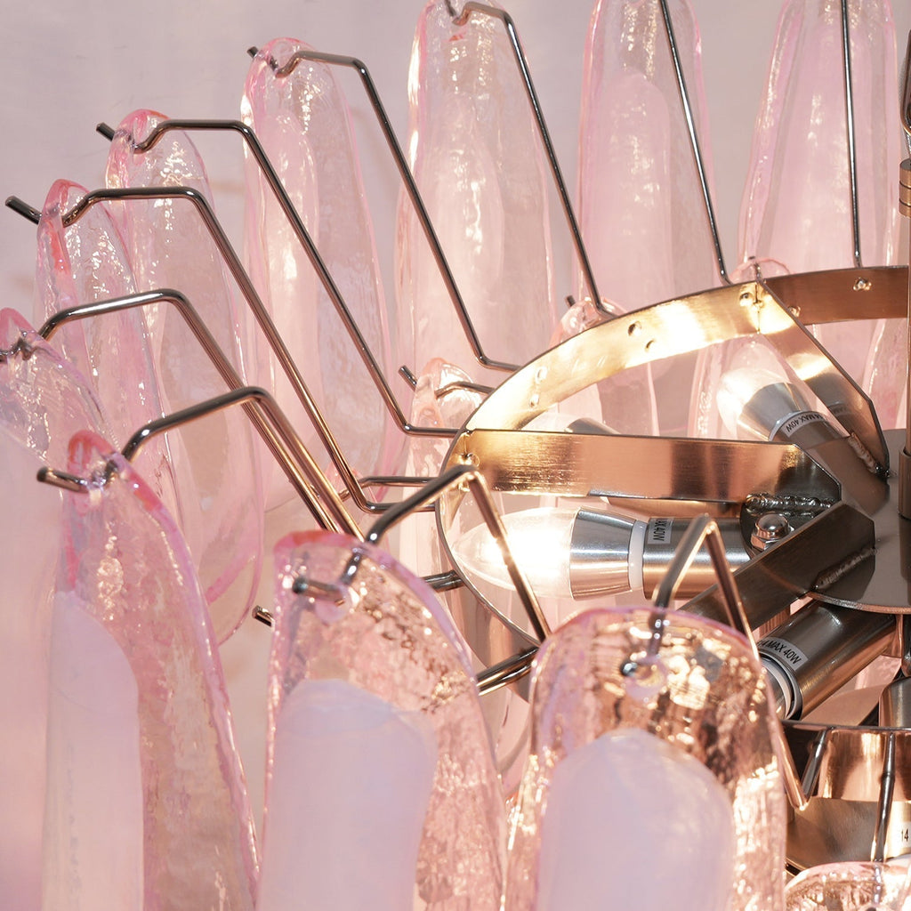 Brevengrove Glass Chandelier-Moonnatur