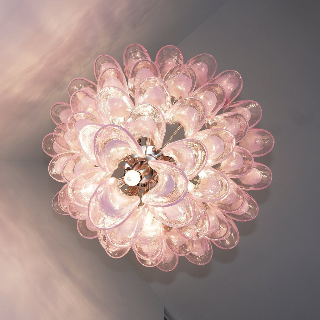 Brevengrove Glass Chandelier-Moonnatur