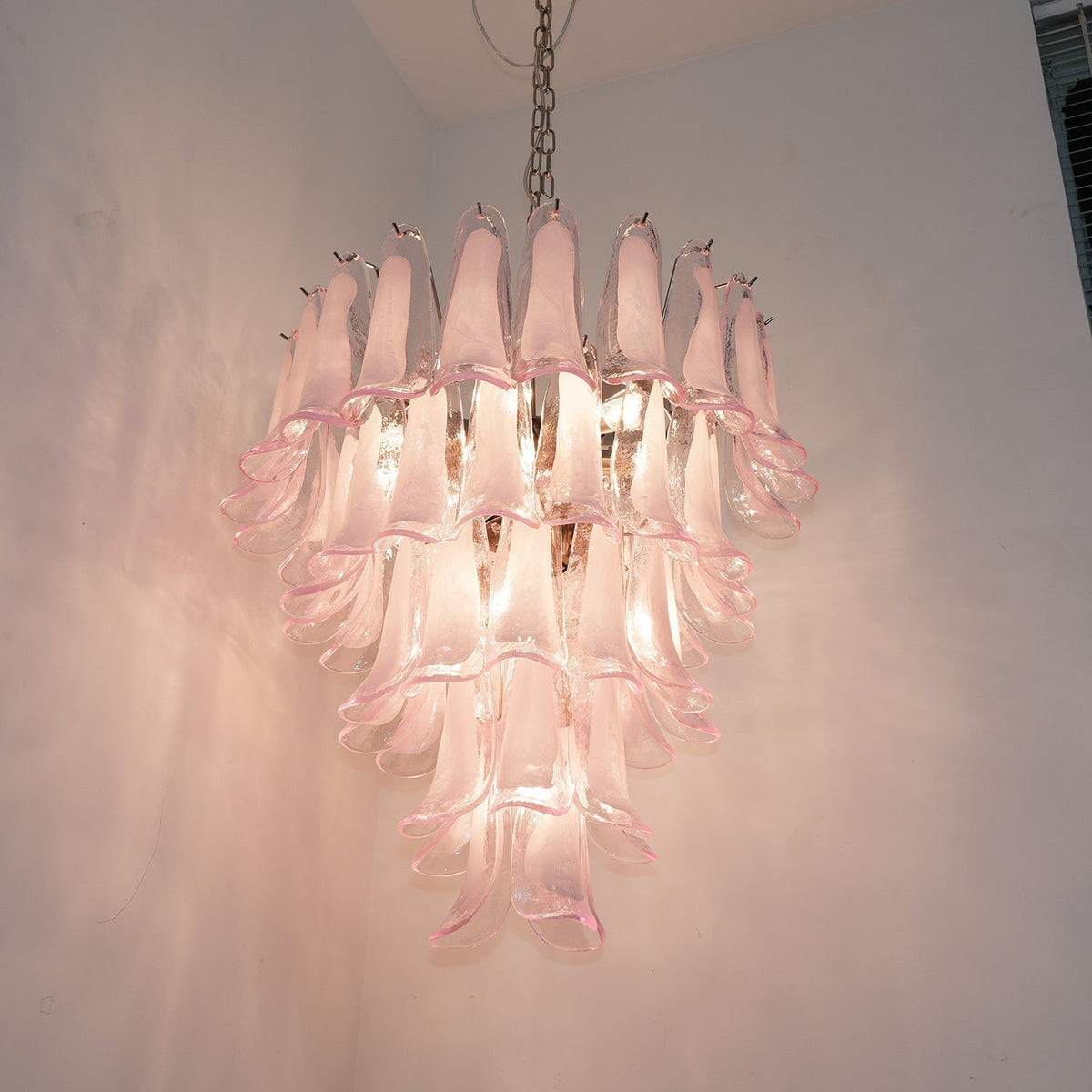 Brevengrove Glass Chandelier-Moonnatur