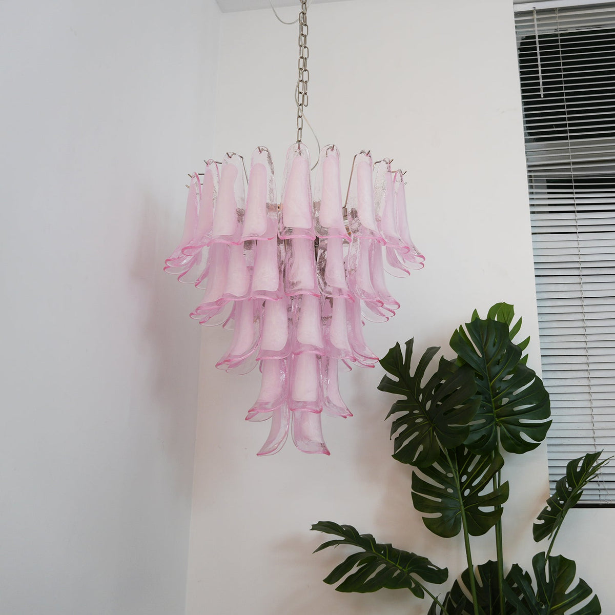 Brevengrove Glass Chandelier-Moonnatur