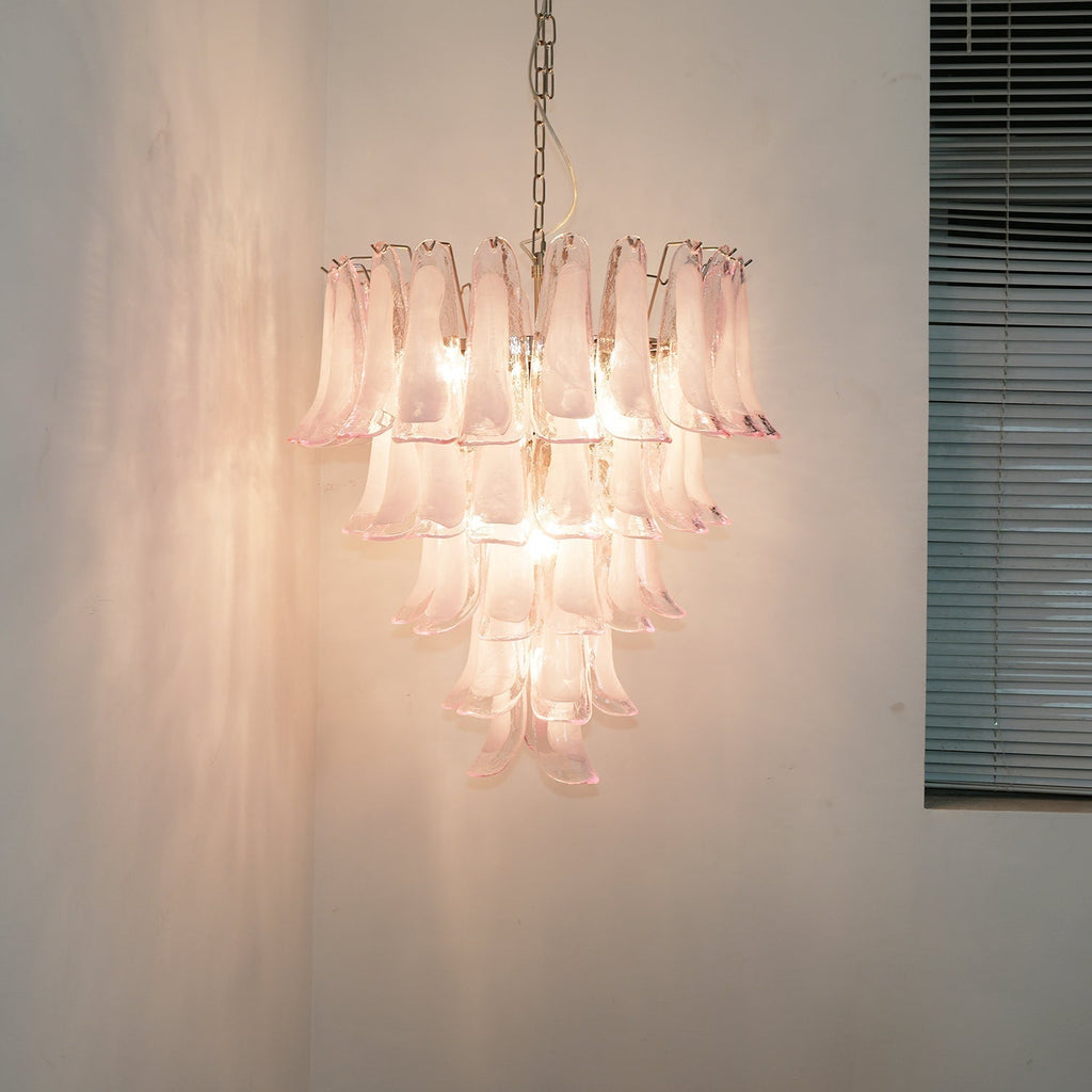 Brevengrove Glass Chandelier-Moonnatur