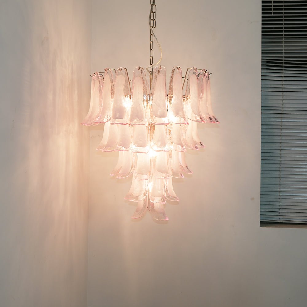 Brevengrove Glass Chandelier-Moonnatur