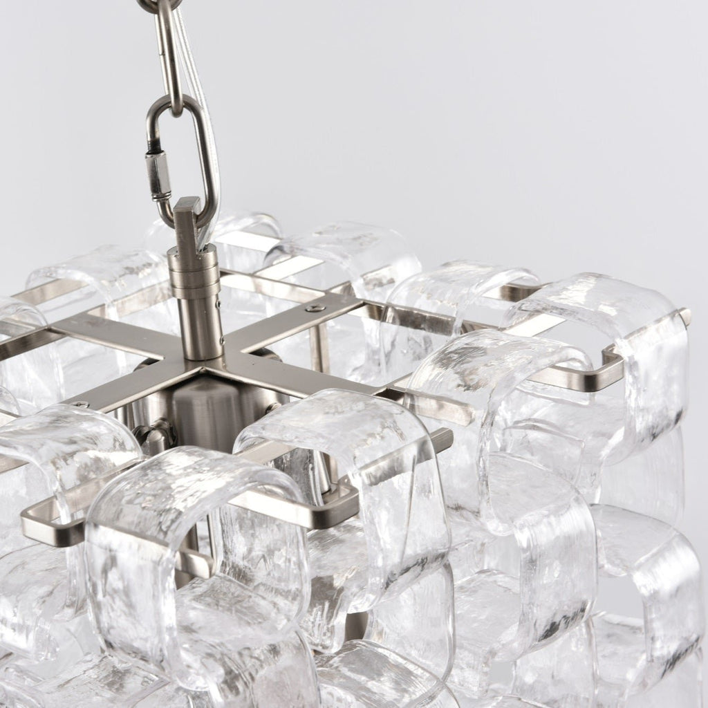 Bellina Glass Chandelier-Moonnatur