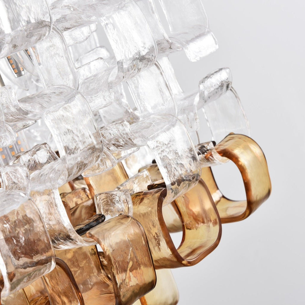 Bellina Glass Chandelier-Moonnatur